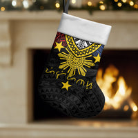 Philippines Heritage Baybayin Mix Polynesian Christmas Stocking