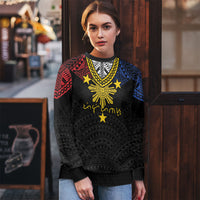 Philippines Heritage Baybayin Mix Polynesian Ugly Christmas Sweater