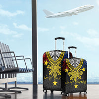 Philippines Heritage Baybayin Mix Polynesian Luggage Cover LT7 - Polynesian Pride