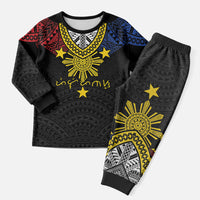 Philippines Heritage Baybayin Mix Polynesian Christmas Pajama Set