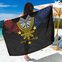 Philippines Heritage Baybayin Mix Polynesian Sarong LT7 One Size 44 x 66 inches Black - Polynesian Pride