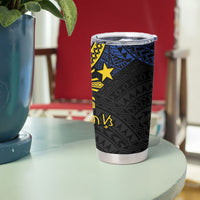 Philippines Heritage Baybayin Mix Polynesian Tumbler Cup LT7 - Polynesian Pride