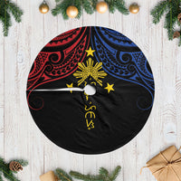 Philippines Heritage Tree Skirt Baybayin Philipinas Sun