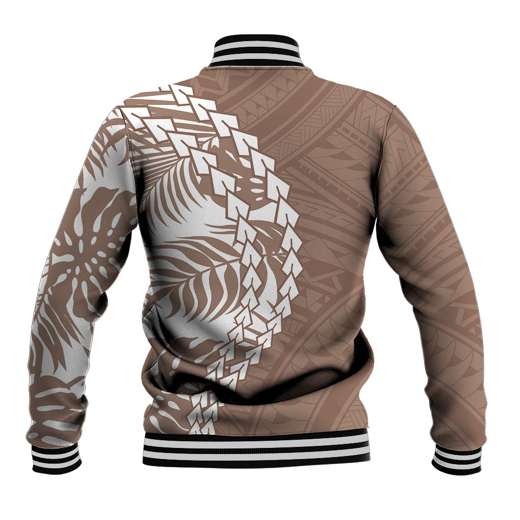 Polynesian Pride Baseball Jacket Polynesia Tribal - Tropical Brown LT7 - Polynesian Pride