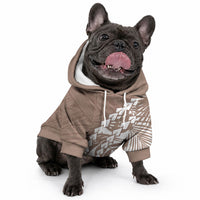 Polynesian Pride Pet Hoodie Polynesia Tribal - Tropical Brown
