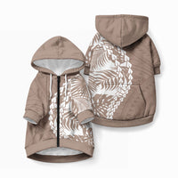 Polynesian Pride Pet Hoodie Polynesia Tribal - Tropical Brown