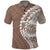 Polynesian Pride Polo Shirt Polynesia Tribal - Tropical Brown LT7 Brown - Polynesian Pride