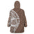 Polynesian Pride Wearable Blanket Hoodie Polynesia Tribal - Tropical Brown LT7 - Polynesian Pride