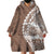 Polynesian Pride Wearable Blanket Hoodie Polynesia Tribal - Tropical Brown LT7 - Polynesian Pride