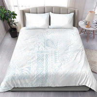 Samoa Lotu Tamaiti Mamanu Siapo Bedding Set Off White Plumeria LT7 - Polynesian Pride