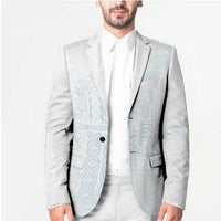 Samoa Lotu Tamaiti Mamanu Siapo Blazer Off White Plumeria LT7 - Polynesian Pride