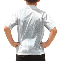 Samoa Lotu Tamaiti Mamanu Siapo Kid Hawaiian Shirt Off White Plumeria LT7 - Polynesian Pride