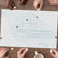 Samoa Lotu Tamaiti Mamanu Siapo Puzzle Off White Plumeria LT7 - Polynesian Pride