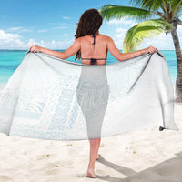 Samoa Lotu Tamaiti Mamanu Siapo Sarong Off White Plumeria LT7 - Polynesian Pride