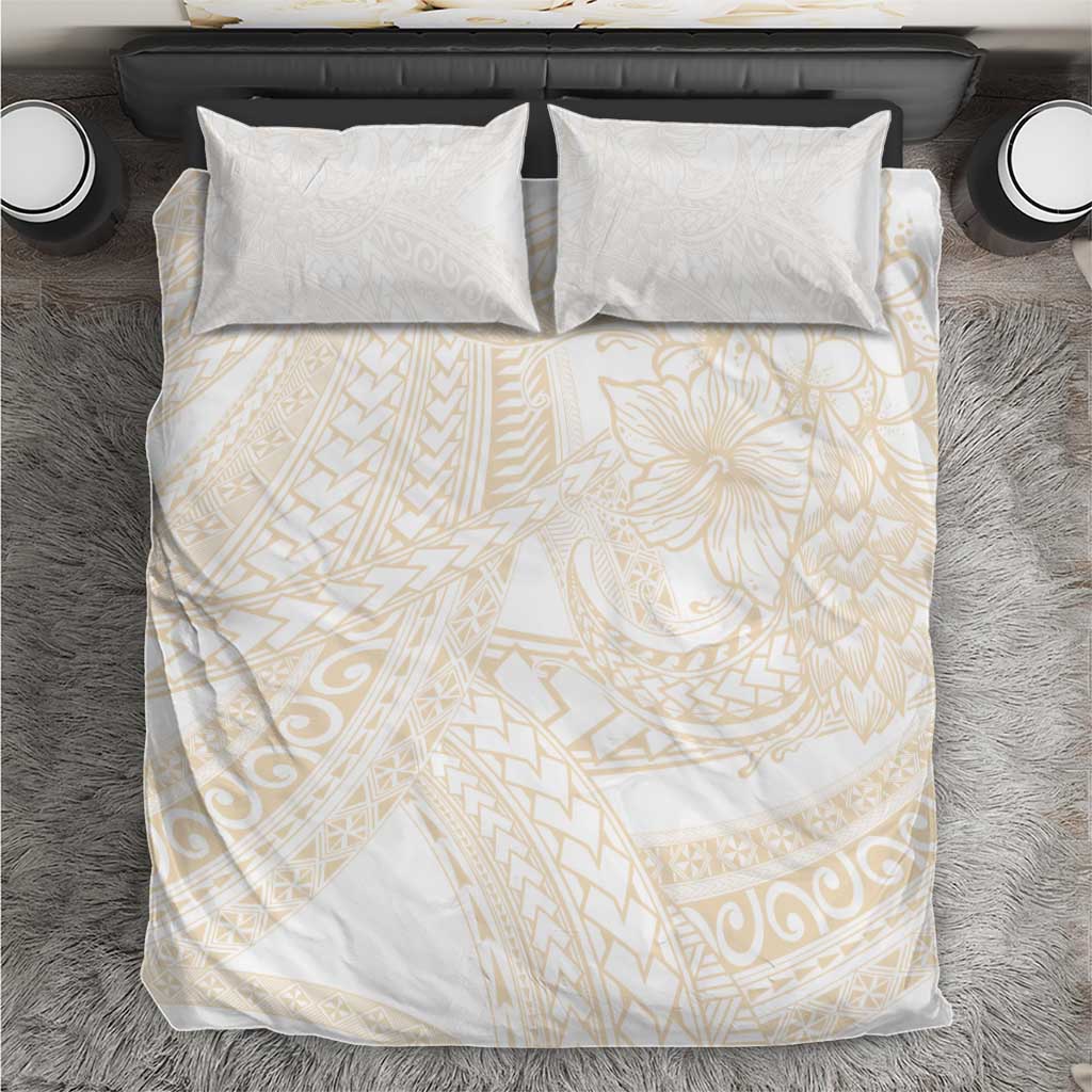Samoa Lotu Tamaiti Ivory Bedding Set Teuila Tatau LT7 Ivory - Polynesian Pride
