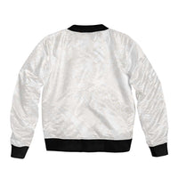 Samoa Lotu Tamaiti Ivory Bomber Jacket Teuila Tatau LT7 - Polynesian Pride