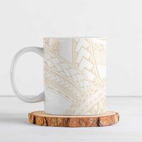 Samoa Lotu Tamaiti Ivory Ceramic Mug Teuila Tatau LT7 Ivory - Polynesian Pride