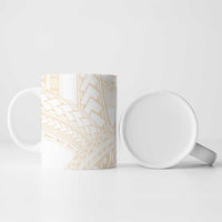 Samoa Lotu Tamaiti Ivory Ceramic Mug Teuila Tatau LT7 - Polynesian Pride