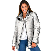 Samoa Lotu Tamaiti Ivory Padded Jacket Teuila Tatau LT7 Women Ivory - Polynesian Pride