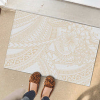 Samoa Lotu Tamaiti Ivory Rubber Doormat Teuila Tatau LT7 - Polynesian Pride
