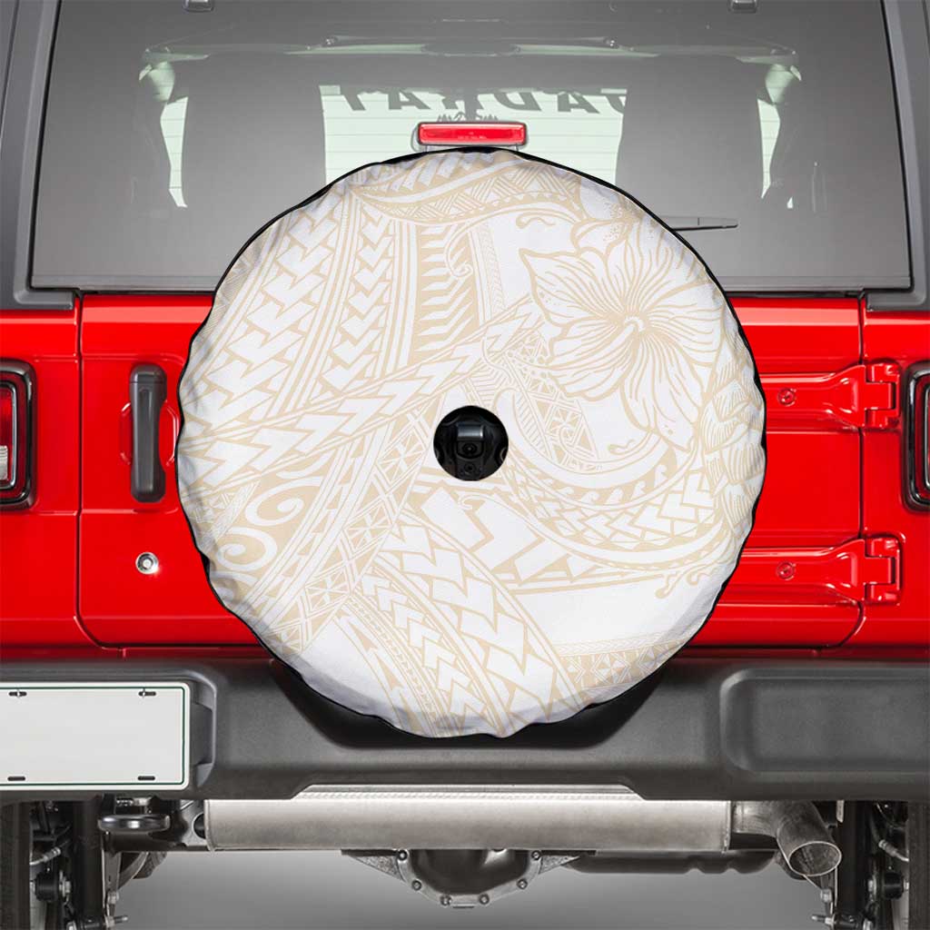 Samoa Lotu Tamaiti Ivory Spare Tire Cover Teuila Tatau LT7 - Polynesian Pride