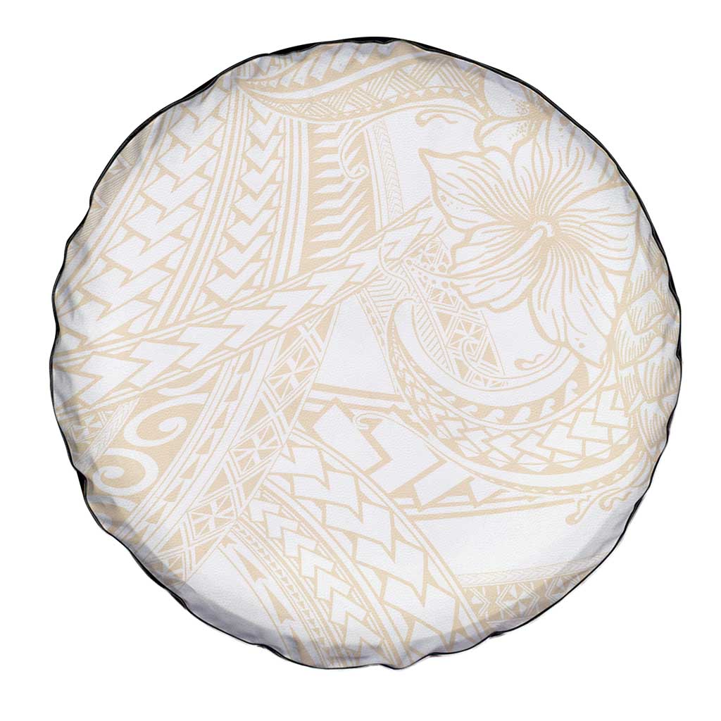 Samoa Lotu Tamaiti Ivory Spare Tire Cover Teuila Tatau LT7 - Polynesian Pride