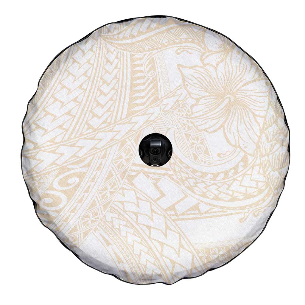 Samoa Lotu Tamaiti Ivory Spare Tire Cover Teuila Tatau LT7 - Polynesian Pride