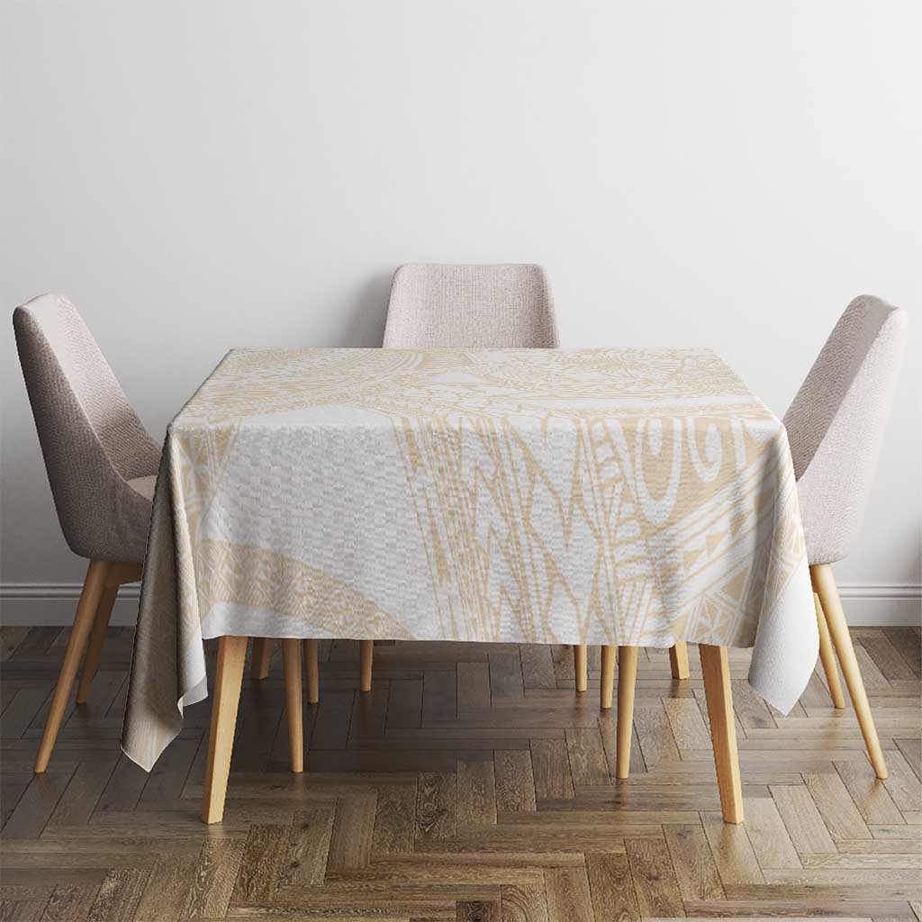 Samoa Lotu Tamaiti Ivory Tablecloth Teuila Tatau LT7 - Polynesian Pride