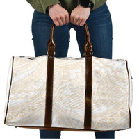 Samoa Lotu Tamaiti Ivory Travel Bag Teuila Tatau LT7 Ivory - Polynesian Pride