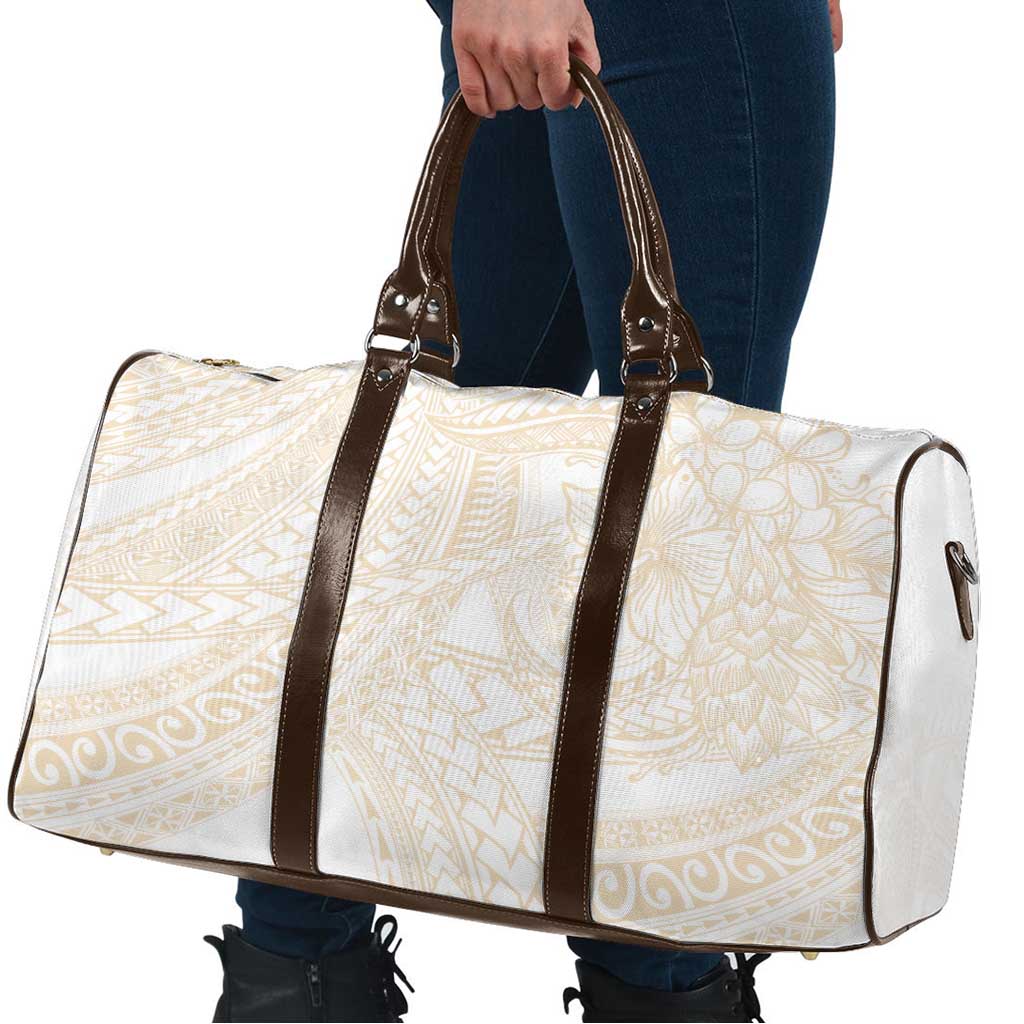 Samoa Lotu Tamaiti Ivory Travel Bag Teuila Tatau LT7 - Polynesian Pride