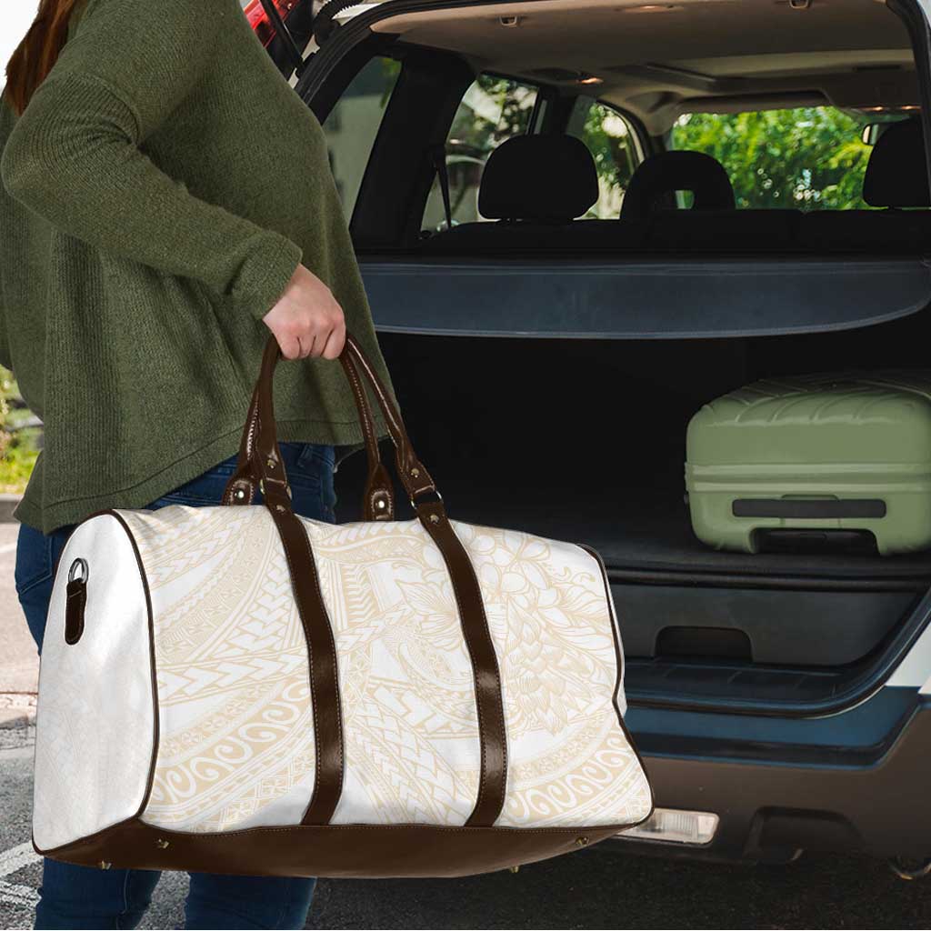 Samoa Lotu Tamaiti Ivory Travel Bag Teuila Tatau LT7 - Polynesian Pride