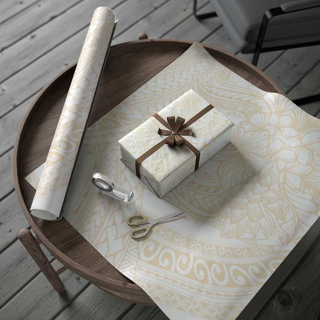 Samoa Lotu Tamaiti Ivory Wrapping Paper Teuila Tatau LT7 - Polynesian Pride