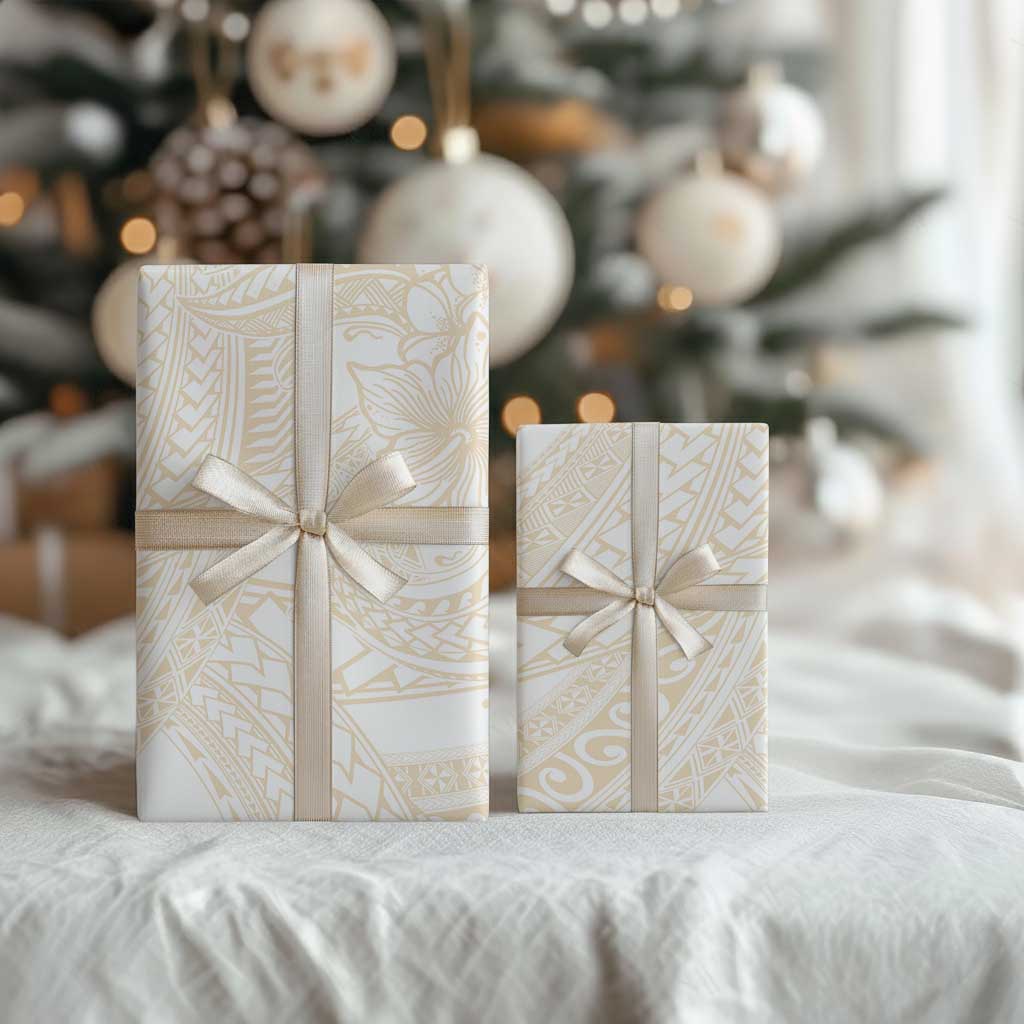 Samoa Lotu Tamaiti Ivory Wrapping Paper Teuila Tatau LT7 - Polynesian Pride