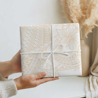 Samoa Lotu Tamaiti Ivory Wrapping Paper Teuila Tatau LT7 - Polynesian Pride