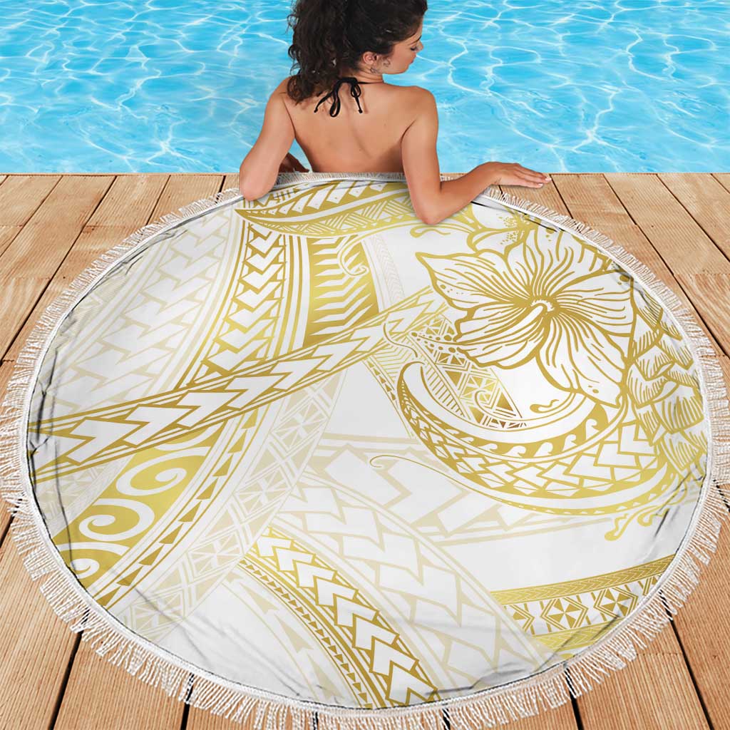 Samoa Lotu Tamaiti Gold Beach Blanket Teuila Tatau LT7 - Polynesian Pride