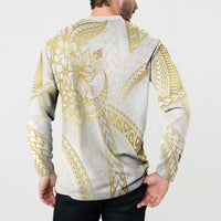 Samoa Lotu Tamaiti Gold Button Sweatshirt Teuila Tatau LT7 - Polynesian Pride