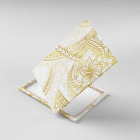 Samoa Lotu Tamaiti Gold Canvas Wall Art Teuila Tatau LT7 With Frame Gold - Polynesian Pride