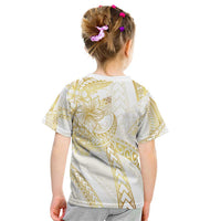 Samoa Lotu Tamaiti Gold Kid T Shirt Teuila Tatau LT7 - Polynesian Pride