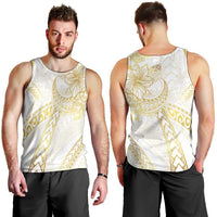 Samoa Lotu Tamaiti Gold Men Tank Top Teuila Tatau LT7 - Polynesian Pride