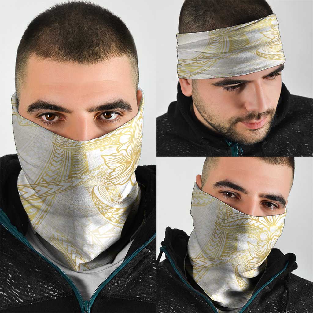 Samoa Lotu Tamaiti Gold Neck Gaiter Teuila Tatau LT7 - Polynesian Pride