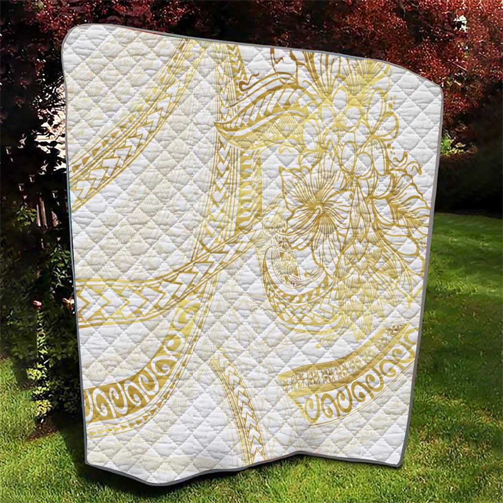 Samoa Lotu Tamaiti Gold Quilt Teuila Tatau LT7 - Polynesian Pride