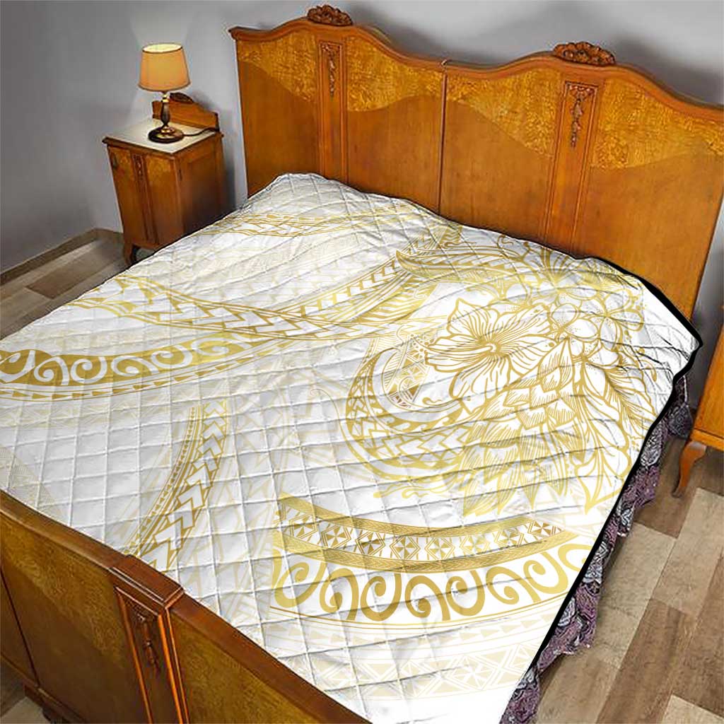 Samoa Lotu Tamaiti Gold Quilt Teuila Tatau LT7 - Polynesian Pride
