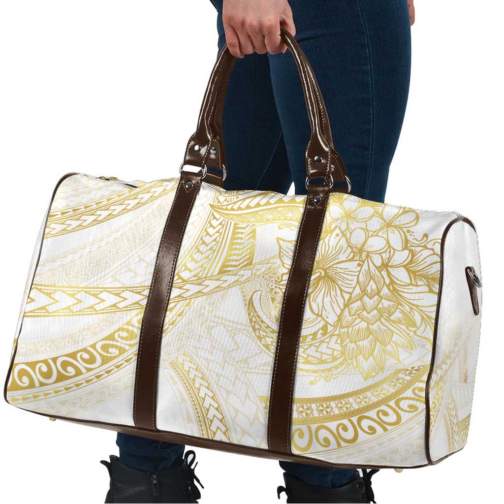 Samoa Lotu Tamaiti Gold Travel Bag Teuila Tatau LT7 - Polynesian Pride
