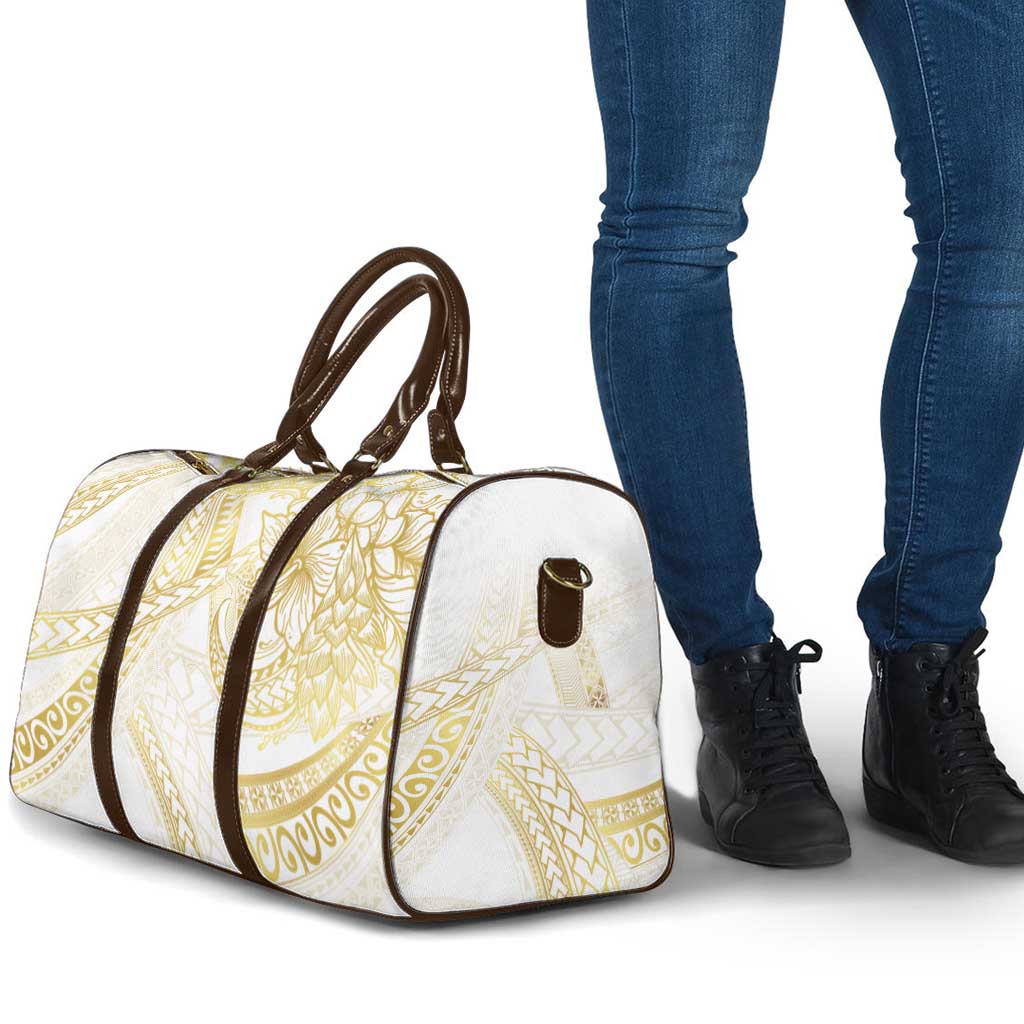 Samoa Lotu Tamaiti Gold Travel Bag Teuila Tatau LT7 - Polynesian Pride