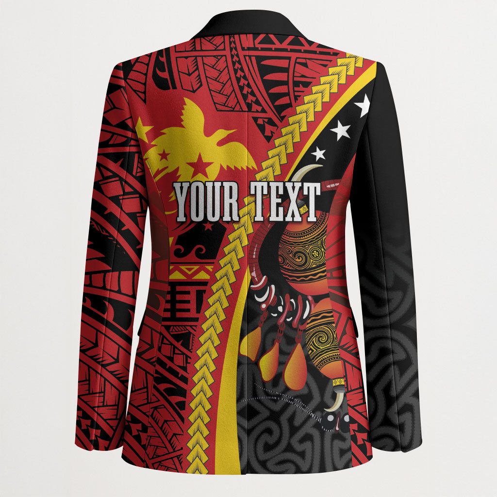 Papua New Guinea Independence Personalised Blazer PNG Bagi and Lime Pot LT7 - Polynesian Pride