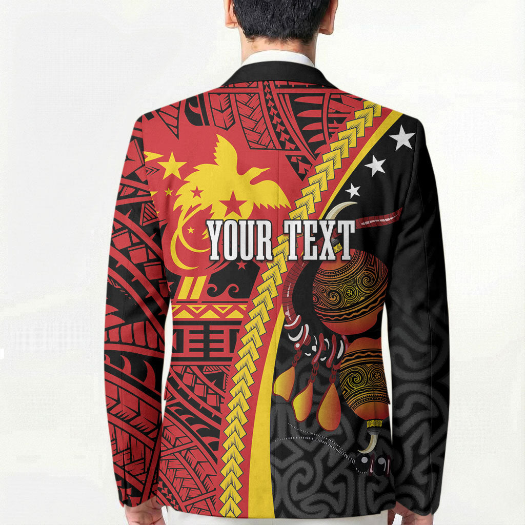 Papua New Guinea Independence Personalised Blazer PNG Bagi and Lime Pot LT7 - Polynesian Pride