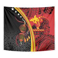 Papua New Guinea Independence Tapestry PNG Bagi and Lime Pot LT7 - Polynesian Pride