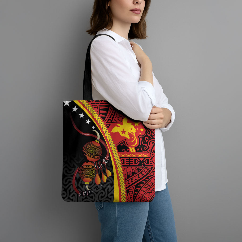 Papua New Guinea Independence Tote Bag PNG Bagi and Lime Pot LT7 - Polynesian Pride