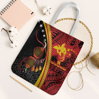 Papua New Guinea Independence Tote Bag PNG Bagi and Lime Pot LT7 White Strap One Size Black - Polynesian Pride