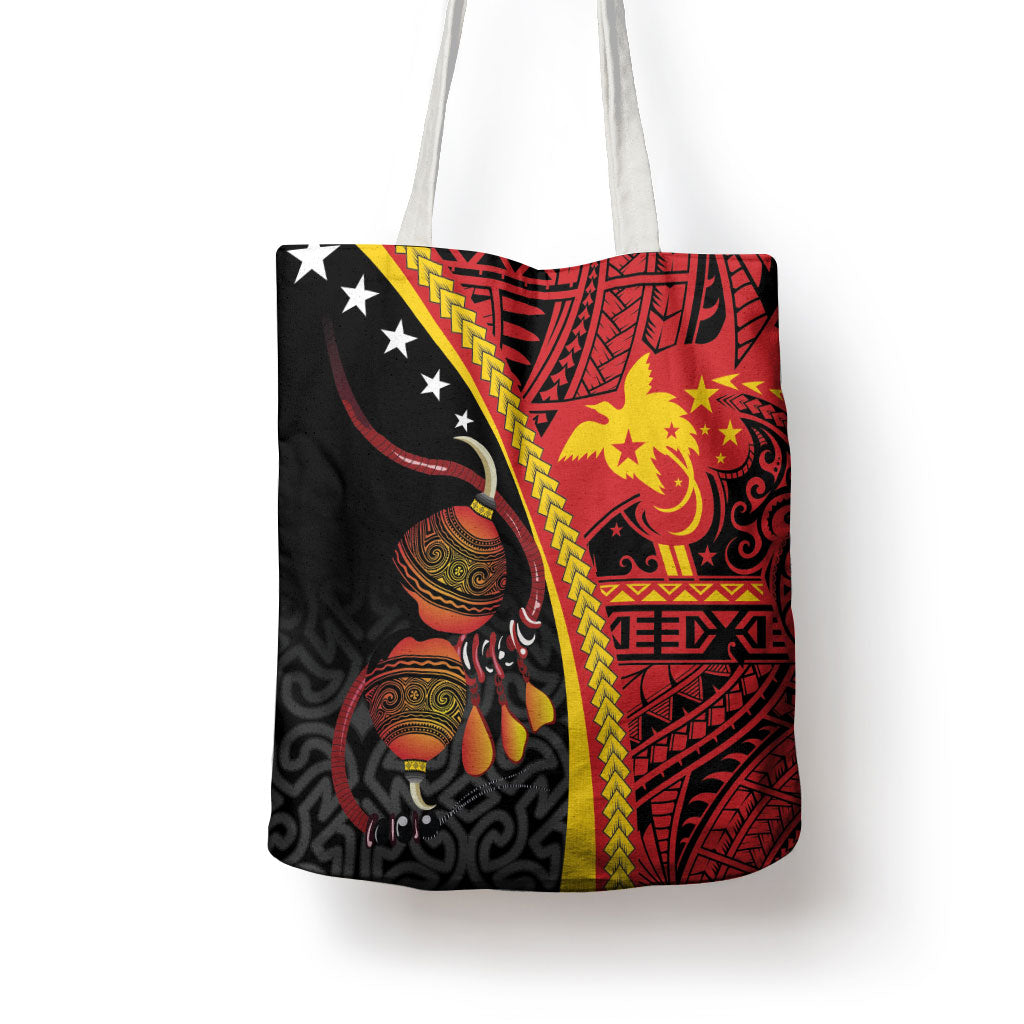 Papua New Guinea Independence Tote Bag PNG Bagi and Lime Pot LT7 - Polynesian Pride
